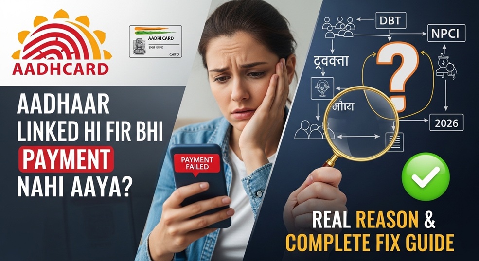 Aadhaar Linked Hai Fir Bhi Payment Nahi Aaya?