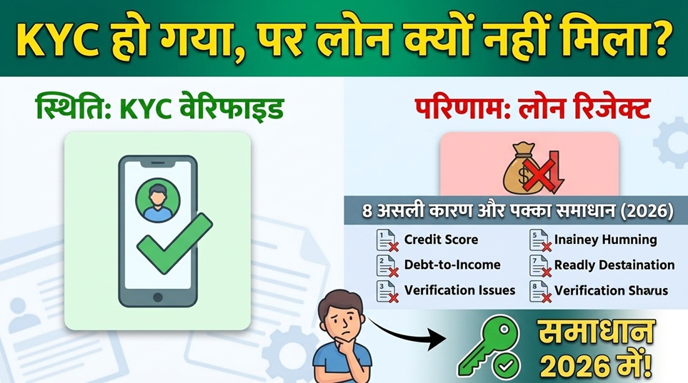 Loan App में KYC Verified हो गया फिर भी Loan Approve क्यों नहीं हुआ