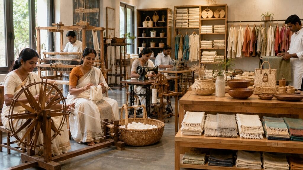 खादी विकास योजना 2026: खादी व्यवसाय के लिए सब्सिडी, ब्याज छूट और आवेदन की पूरी जानकारी 3 खादी व्यवसाय शुरू कैसे करें